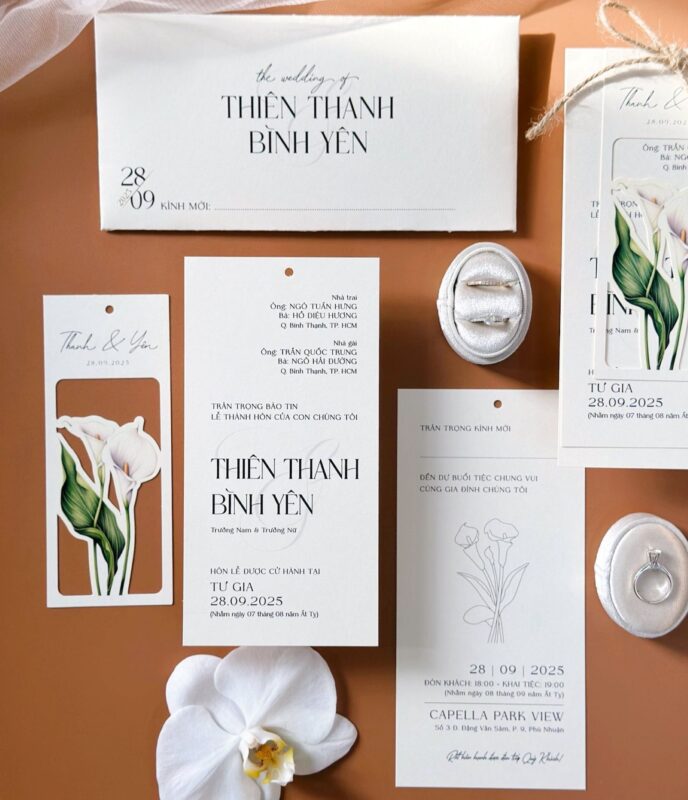 Calla Flower Card