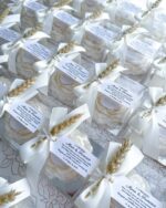 Flower scented candle