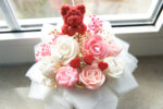 Sweetheart Teddy Bear Candle Bouquet