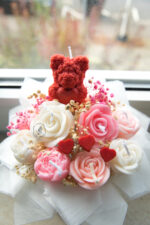Sweetheart Teddy Bear Candle Bouquet