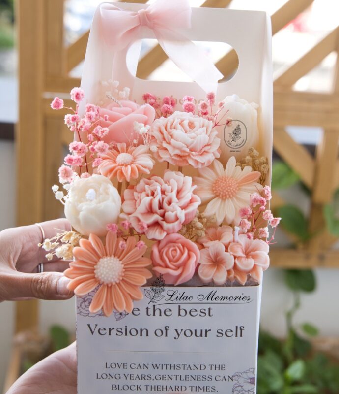 Blushing Bloom Candle Box